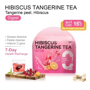 LIPBUSYCARE Organic Halal 5-in-1 Herbal telekeebag Tea/teh | Lemon、Ginger/Halia、Hibiscus、Jasmine Green/Hijau、Lemongrass、Black/hitam | Chinese/Cina Original Minuman kemasan Body