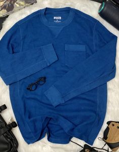 Áo Tay Dài Nam Mùa Đông Big Size Cổ Tròn Có Túi Ngực Chất Cotton Dày Giữ Ấm Mặc Cực Êm