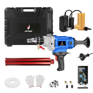 【FASAI】สว่านแกนเพชรไฟฟ้าเครื่องเจาะน้ําเปียกและแห้งเครื่องเจาะแกนคอนกรีต Electric Diamond Core Drill Wet and Dry Water Drilling Machine Concrete Core Drill Machine EU