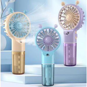 พร้อมส่ง พัดลมมือถือ T207 พัดลมพกพา ชาร์จ USB พัดลมไอเย็น สเปรย์ไอน้ำ ปรับความแรงได้ 3 ระดับ สะดวกใช้งานกว่า ลมแรง