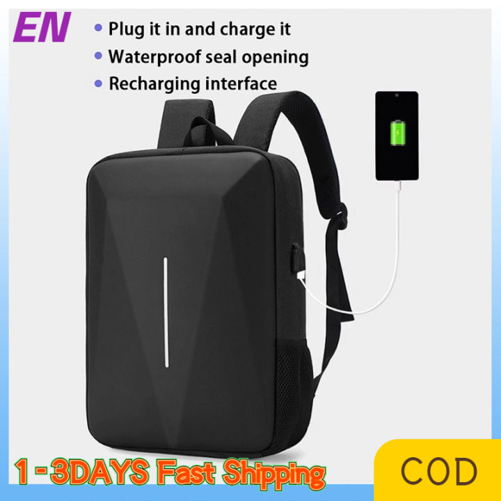 Laptop Bag with USB Charging Port Digital Anti-theft Hard Shell