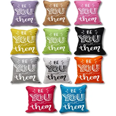 Sarung Bantal 60x60 Quotes Aneka Warna Cushion Cover Bantal Sofa Shafiyyah.Sarban