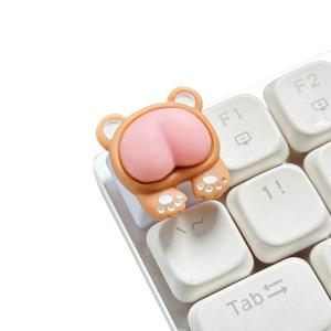 3D Mechanical Keyboards Creative Pink Piggy Rabbit Cats Bear Butt Gamer Keyboards Keycaps for Office Decompression
