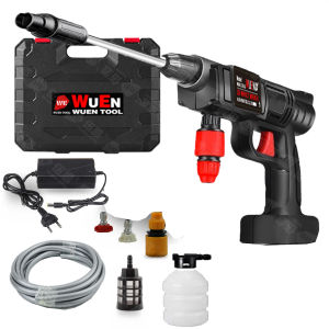 【Ready Stock】998VF 20V Cordless High Pressure Car Wash Gun 60Bar car washer high-capacity Original packaging cordless Electric tool Foam Generator Electric Water Gun Spray Cleaning Automatic Device With 2 Makita Batteries