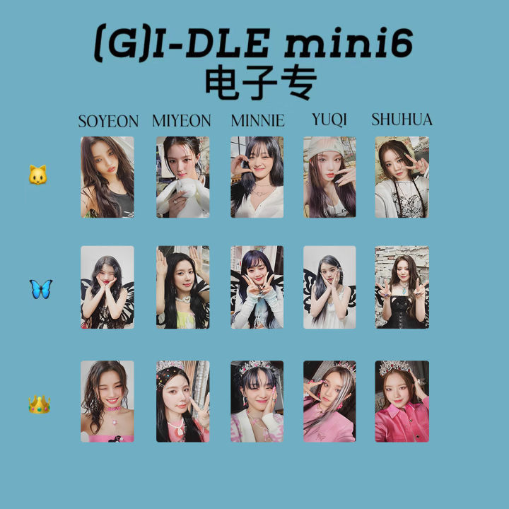 Gidle I Feel Album Photocards 6th Mini Album Queen Cards Soyeon