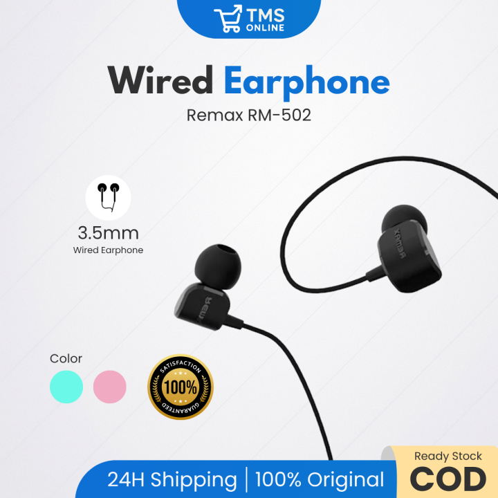 REMAX RM-502 Wired Earphone 3.5mm Crazy Robot In-Ear Earphone | Lazada