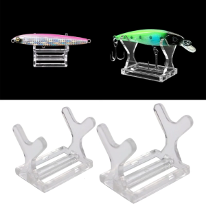 Clear Fishing Lure Showing Stand Compact Fishing Baits Holder Showing Stand Baits Wobbler Display Shelf Easy to Use