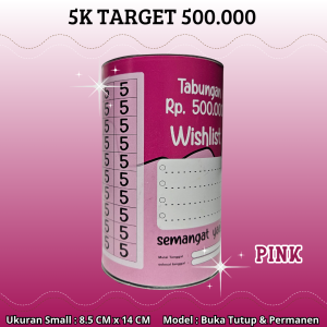 CELENGAN TARGET SMALL 5K TARGET 500K TABUNGAN TARGET CELENGAN BUKA TUTUP PERMANENT TABUNGAN CELENGAN