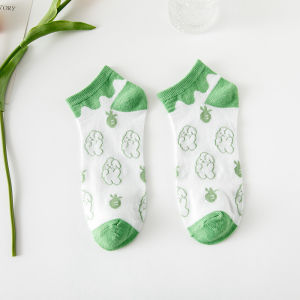 MPKS112 Kaos Kaki Motif Fashion Kaos Kaki Pendek Ankle Semata Kaki