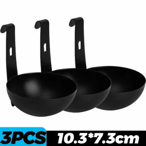 【Swan Home】1/3PCS Steam Eggs Plate Tray Poached Egg Maker Stainless Steel Eggs Boiled Mold with Hanger Steamer Rack Utensils Kitchen Tools