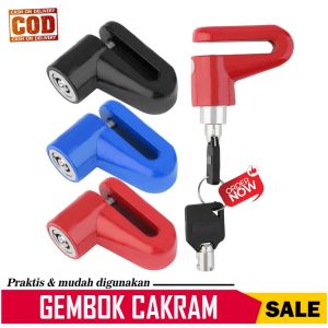 Gembok cakram motor anti maling kunci cakram universal Disk Brake key save