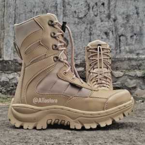 Sepatu Boots Safety PDL TNI POLRI Tactical Sepatu Pdl Krem 8 inc caanggo