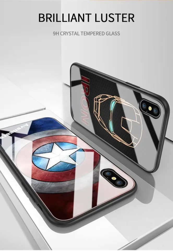 Marvel Avengers Superhero Ironman Spiderman Shockproof Phone Case