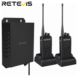 Retevis RB91 Direct Frequency Digital Repeater with 2PCS RB24 UHF Handheld Two Way Radios