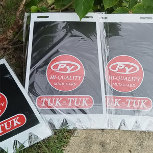 บังฝุ่นอินโดกันดีดยางกันโคลนวัยรุ่นอินโด รถตุ๊กๆ มอเตอร์ไซค์ ลาย TUKTUk