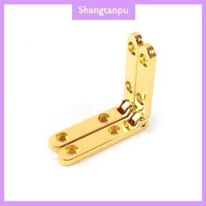 [shangtanpu] 2Pcs 90 Degree Hinges For Wooden Box Jewellery Case Cabinet Furniture Hardware