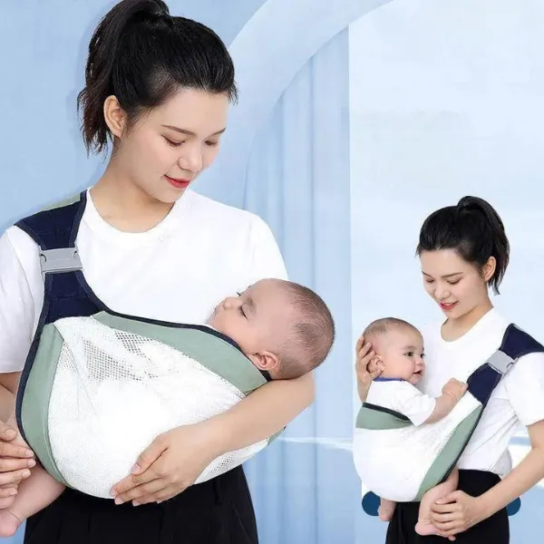 ผ้าห่อตัวเด็กอ่อน เป้อุ้มเด็กด้านหน้า อเนกประสงค์และเรียบง่ายสำหรับทารก เป้อุ้มเด็กน้ำหนักเบา