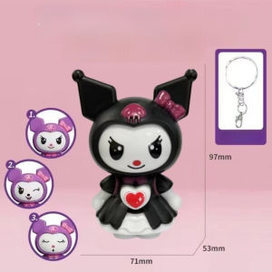 Mainan labubu Keychain Change Face Labubu Ganti Wajah Boneka Gantungan Kunci Toy Lucu Kreatif