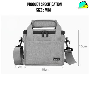 baona BN-H001Portable Travel Camera Lens Storage Shoulder Bag DSLR Gadget Waterproof Bag Case with Strap Protect Case