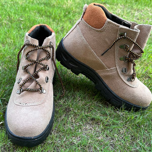 รองเท้านิรภัยของผู้ชาย รองเท้าบูทผู้ชายสูง รองเท้าหัวเหล็ก รองเท้าผู้ชายคุณภาพสูง