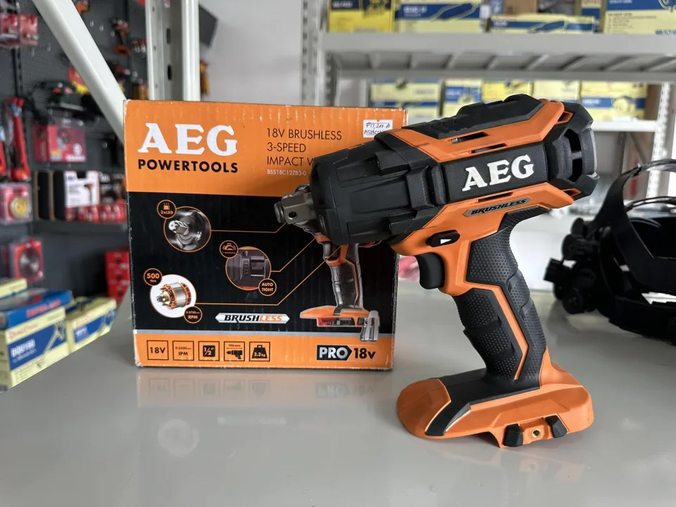 AEG 18V Brushless 3 Speed Impact Wrench Without battery and Charger Lazada PH