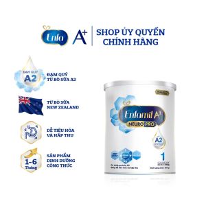 Sữa Bột Meadjohnson enfamil A" Neuro pro số 1 350g với a2 protein dễ tiêu hóa và hấp thu 360 MFGM pro hệ chất sơ PDX &GOS chobes từ 0-6 tháng tuổi- Huệ Lan Mart