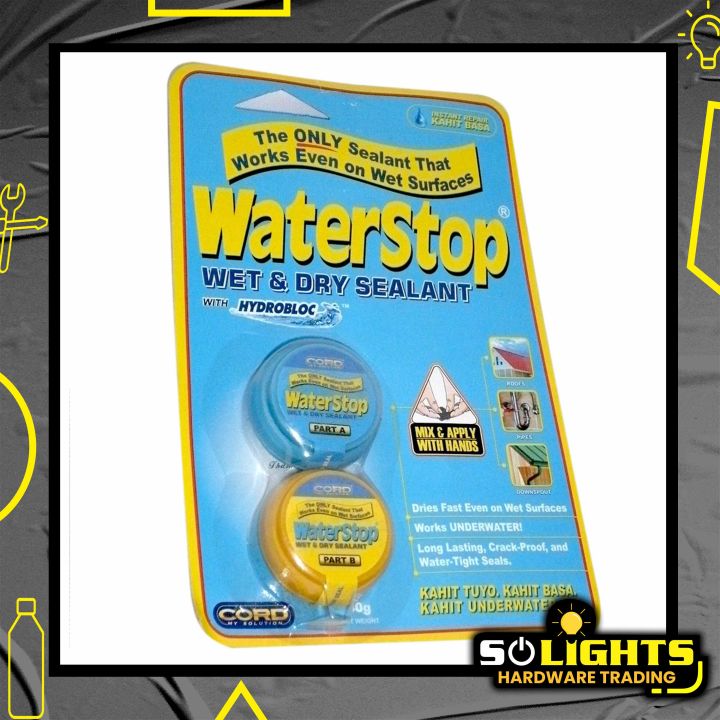 Water Stop Wet & Dry Sealant with Hydrobloc (30g) Lazada PH
