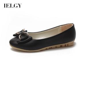 IELGY bowknot flat sole not tired Single shoes for women casual non-slip versatile and comfortable Korean version soft sole work