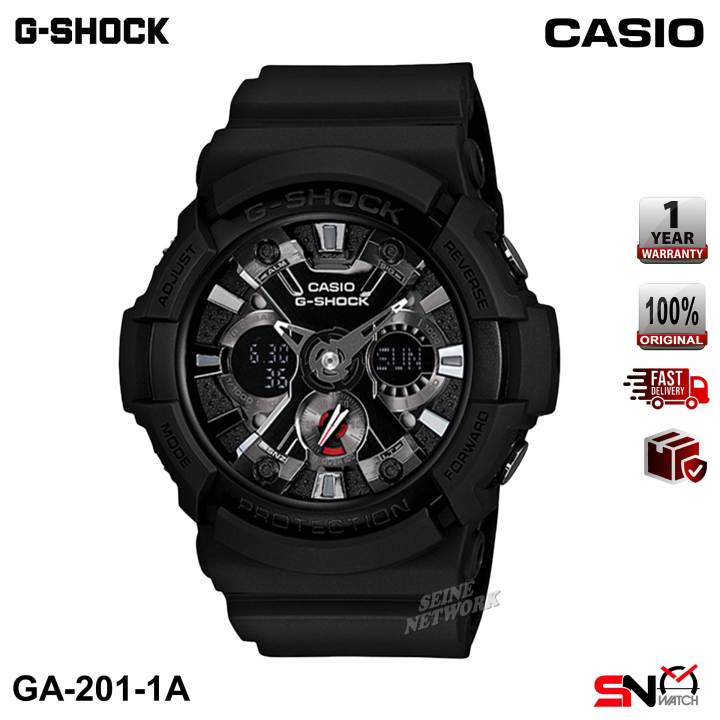 Casio G Shock GA 201 Matte Color Series Analog Digital Resin Band Men Sports Watch Jam Tangan Lelaki Lazada