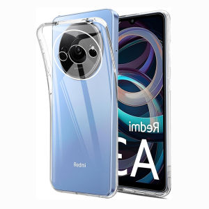 RedmiA3เคส4กรัมสำหรับ Xiaomi Redmi A3 3 Mia3 Poco C61 C 61 PocoC61 4G นิ่ม TPU เคสมือถือโปร่งแสงฝาหลังแบบใสป้องกันซิลิโคน