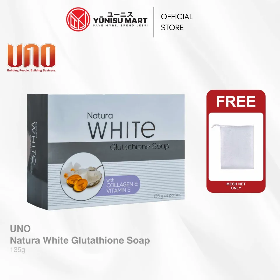 Uno Natura White Glutathione Soap (With Freebies) Anti-Bacterial  Moisturizing Soap Normal Skin Care Soap Firming Anti-Aging Soap Freebies  Body Soap - Lazada | Lazada PH