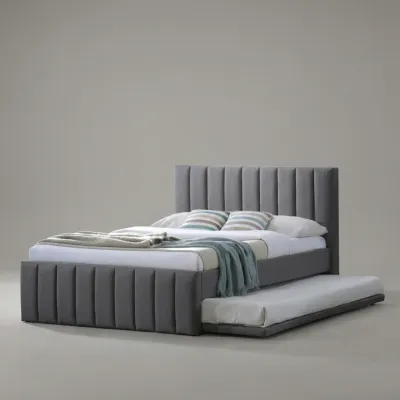 Furniture Direct LEWIS Queen size fabric pull out bed frame/ katil queen dan king pullout bed