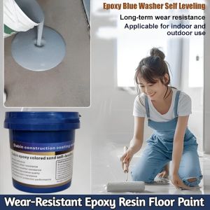 Wear-Resistant Epoxy Flooring Paint Water-Based Epoxy Resin Floor Paint Floor Waterproof Anti Slip Color Change Renovation Waterproof