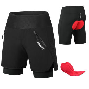 WOSAWE Men Women Cycling Shorts 4D Padded Baggy Breathable Quick Dry Downhill MTB Sports Shorts