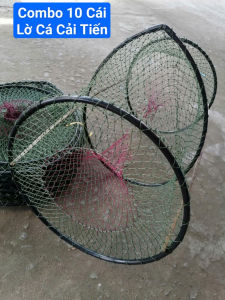 Combo 10 Cái Lờ Cá Cải Tiến ( Lờ Cá Lóc - 30cm X 50cm )