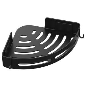 Multipurpose Corner Bathroom Rack | Rak Simpanan Bilik Mandi Segitiga Tanpa Gerudi untuk Shampoo