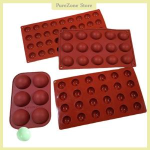 [PureZone] 1 PC Baking Tray Pastry Mold Silicone Mold Chocolate Ball Mold Silicone Mold Lollipop Cake Mold kitchen Baking Tools