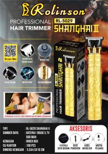 Alat Cukur Hair Clipper Jenggot Kumis Rambut Vintage T9-POLOS