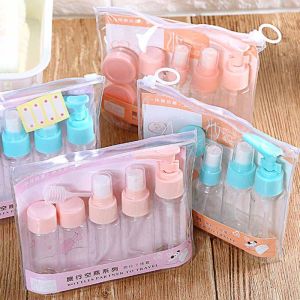 Bộ Chiết Mỹ Phẩm Du Lịch 7 Món Tiện Ích Bộ Chai Lọ Chiết Kem Mỹ Phẩm Nhỏ Gọn
