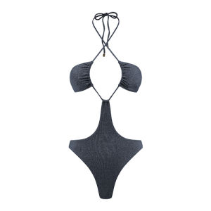 Yukari swim One Piece Swimsuit for Women Halter Lace Up Vacation Swimwear