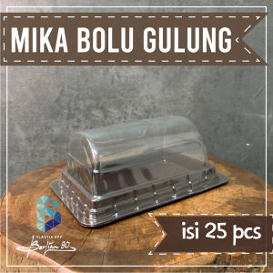 (25 PCS) MIKA BOLU GULUNG BG 155 MIKA BROWNIES TRAY BOLU GULUNG MIKA KUE KOTAK TRAY ROLL CAKE