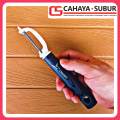 Peeler Pengupas Buah dan Sayur Canary P Motif Kayu Stainless Steel Kupasan Piler Premium. 