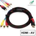 Cáp chuyển đổi HDMI sang AV (Video và Audio). 