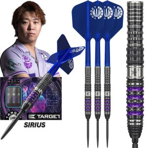 TARGET STEEL TIP DARTS - 24G SIRIUS Gen 4 YUTA HAYASHI (SWISS) SP 90%TUNGSTEN DART SET