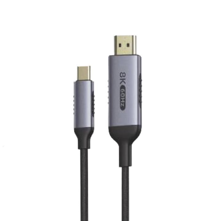 Adaptateur USB-C Vers HDMI 4K - Sortie Vidéo Ultra Nette Pour PC Portable - Alliage Aluminium/ABS - 5