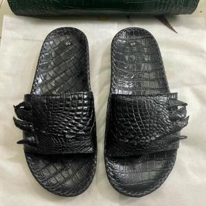 Dép quai ngang bàn tay cá sấu cho nam