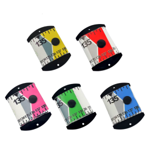 Fish Ruler Waterproof Fish Ruler Fish Measuring Tape Hanging Buckle Fish Measurement Flexible Ruler Tape Measure Tackle