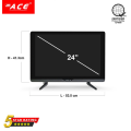 Ace 24" -221 HD LED TV Frameless Flat screen LED TV. 