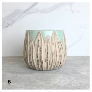 The Leaferie Rowan Flowerpot . flowerpots . flower pot . plant pots . planter . planters . Ceramic