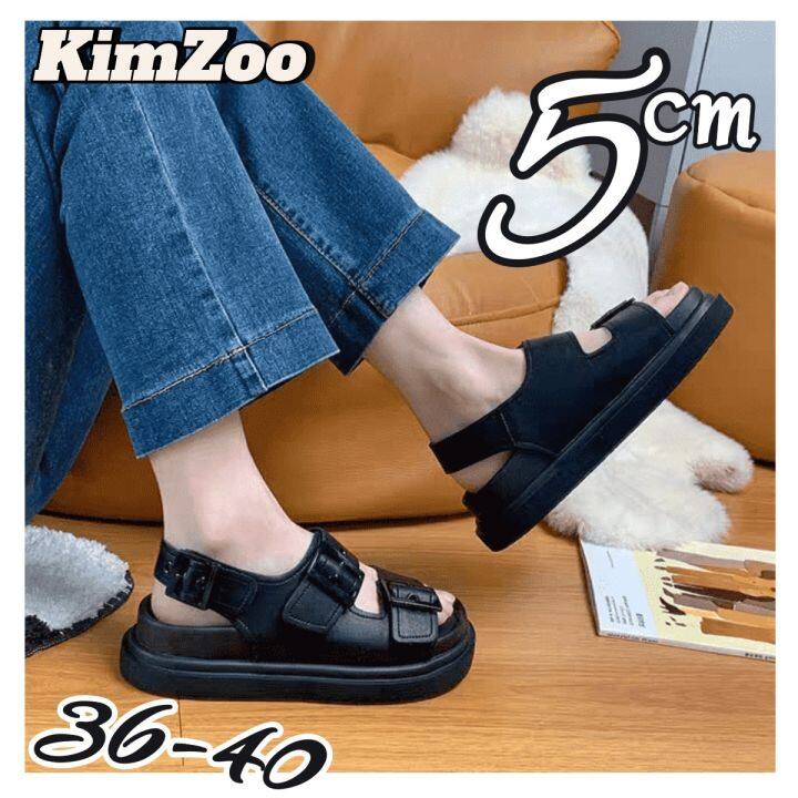 KimZoo two strap rubber sandals outdoor foorwear | Lazada PH